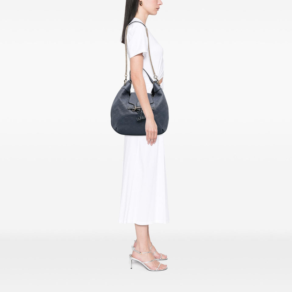 Gucci Medium Guccissima Emily Satchel
