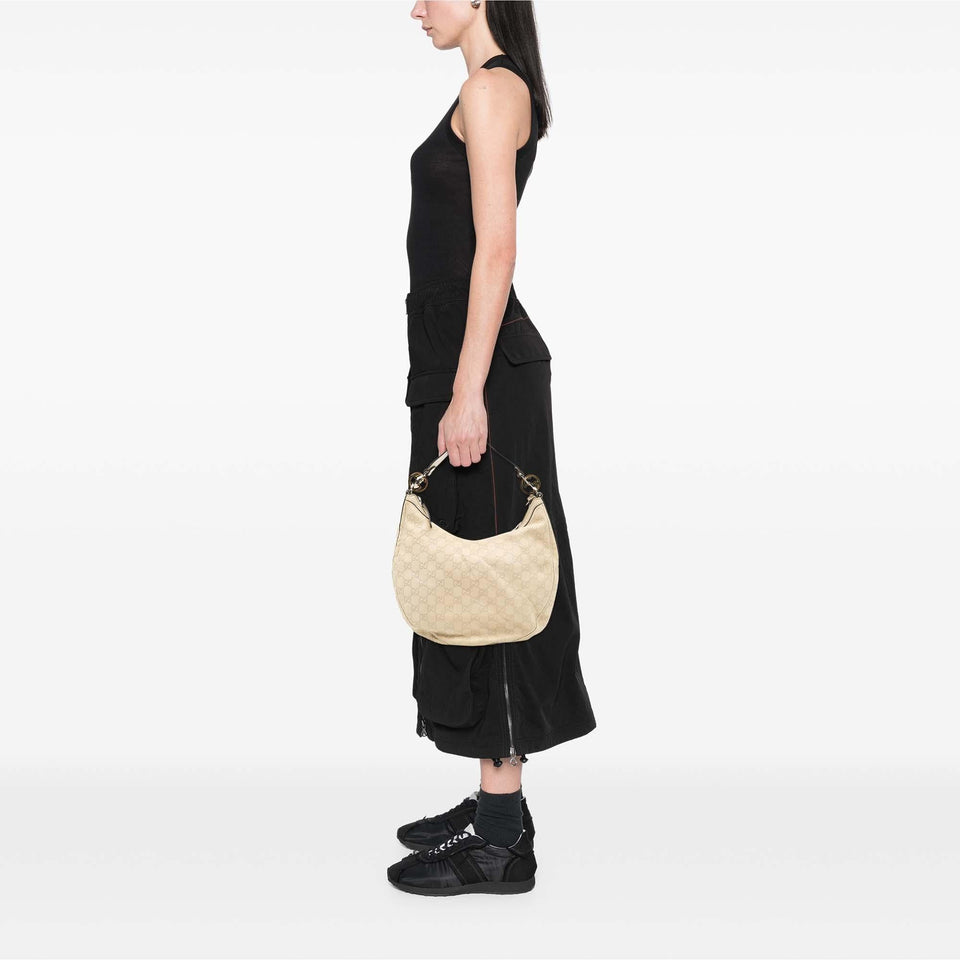Gucci Medium Guccissima Twins Hobo