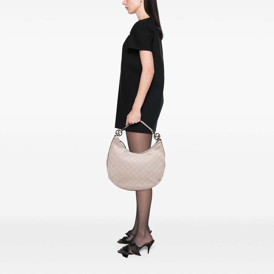 Gucci Medium Guccissima Twins Hobo
