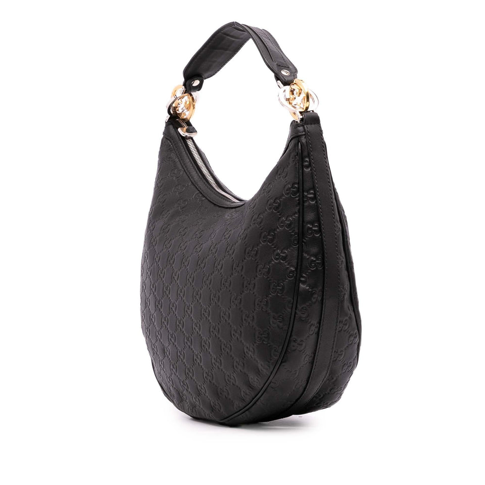 Gucci Medium Guccissima Twins Hobo