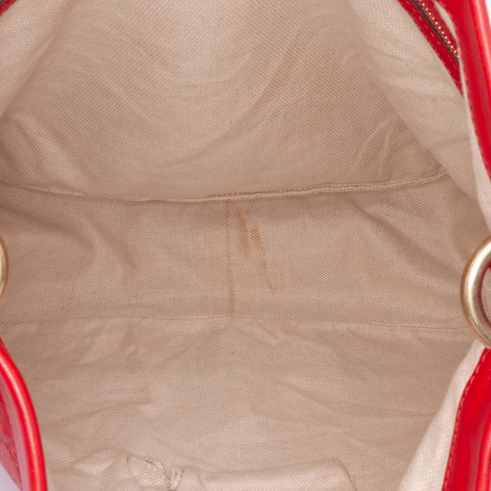 Gucci Medium Guccissima Valentine Top Handle Bag