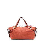 Gucci Medium Leather Bamboo Bar Tote