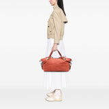 Gucci Medium Leather Bamboo Bar Tote