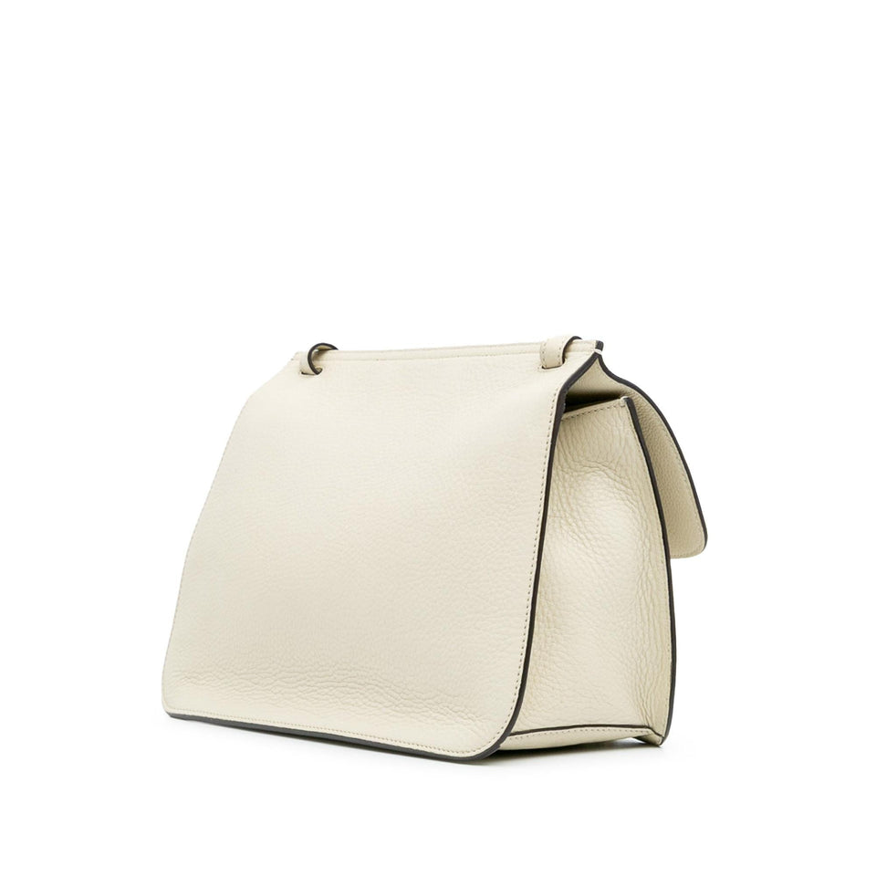 Gucci Medium Leather Bamboo Daily Crossbody