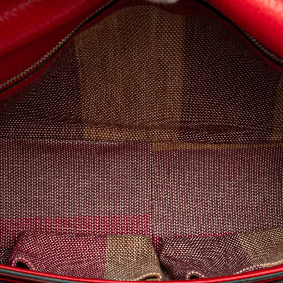 Gucci Medium Leather Bamboo Daily Crossbody