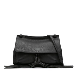 Gucci Medium Leather Bamboo Daily Crossbody