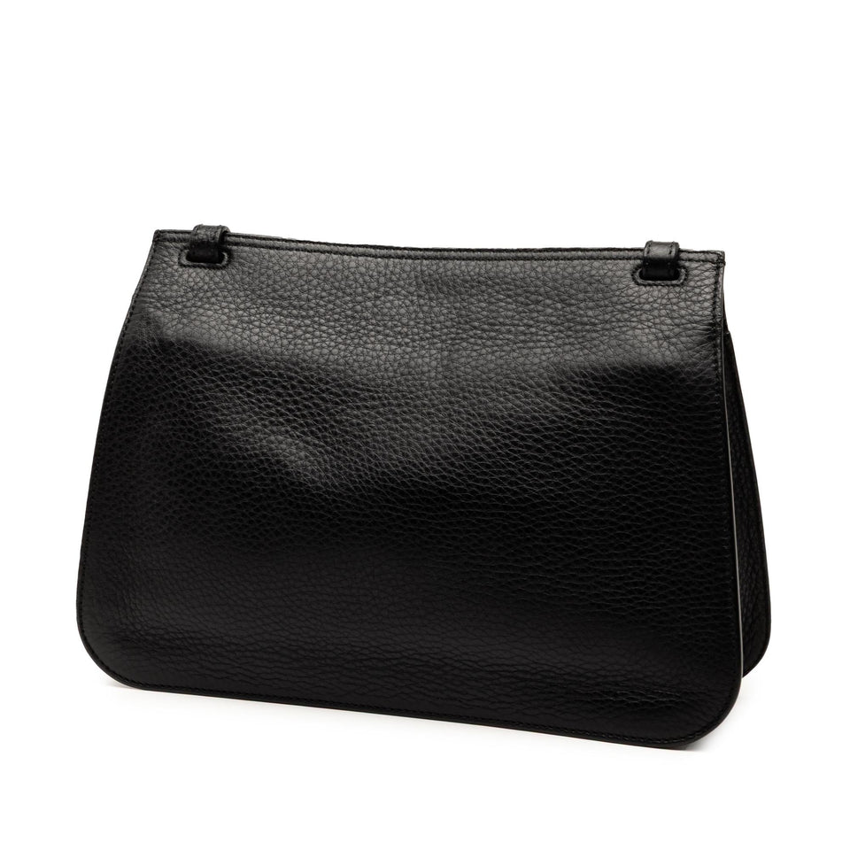 Gucci Medium Leather Bamboo Daily Crossbody