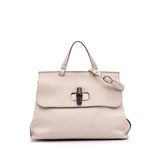 Gucci Medium Leather Bamboo Daily Satchel