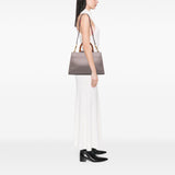 Gucci Medium Leather Bamboo Nymphaea Satchel