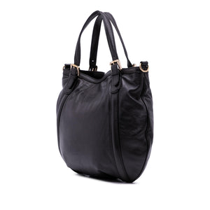 Gucci Medium Leather Britt Satchel