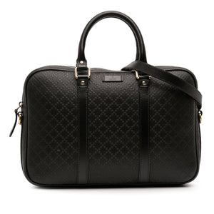 Gucci Medium Leather Diamante Bright Business Bag