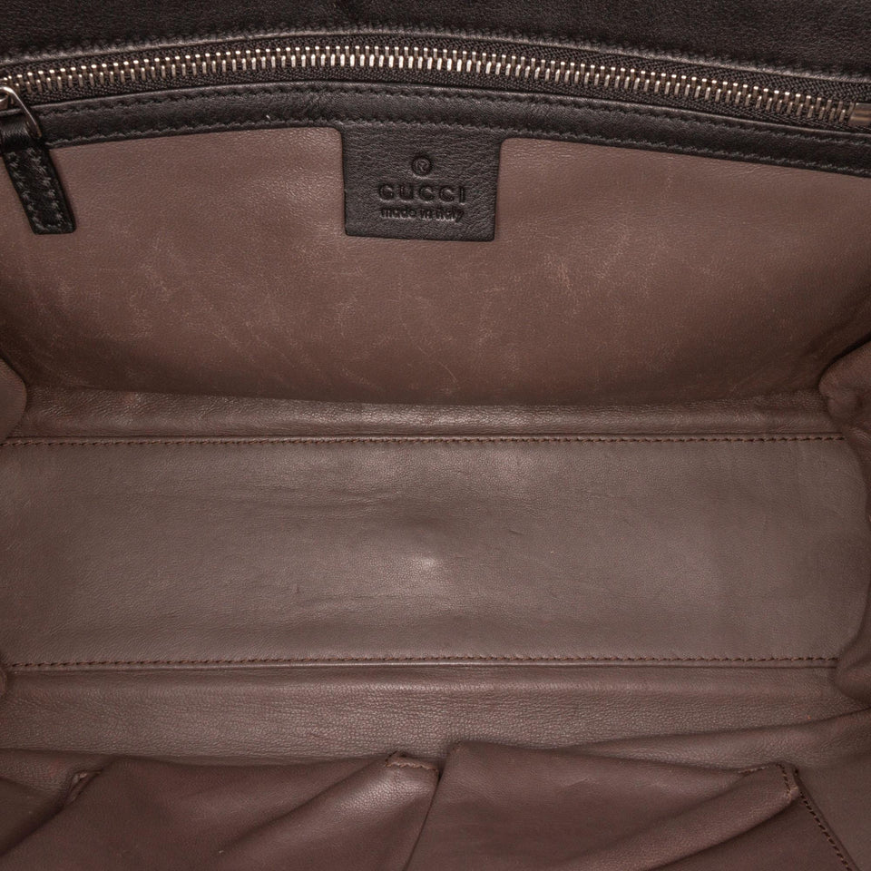 Gucci Medium Leather Dollar Interlocking G Crossbody