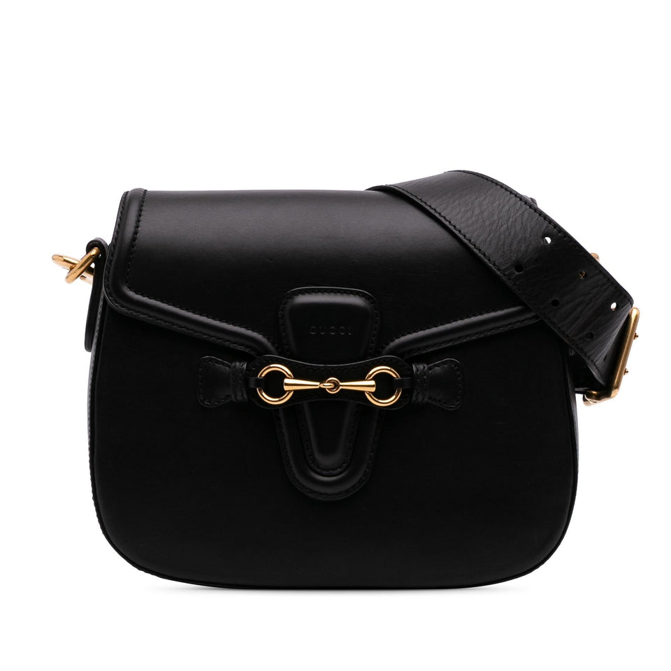 Gucci Medium Leather Lady Web Crossbody