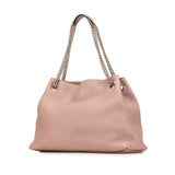 Gucci Medium Leather Soho Chain Tote