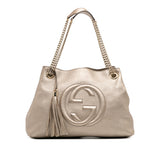 Gucci Medium Leather Soho Chain Tote