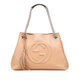 Gucci Medium Leather Soho Chain Tote
