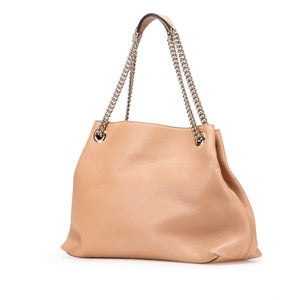 Gucci Medium Leather Soho Chain Tote
