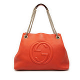 Gucci Medium Leather Soho Chain Tote
