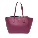 Gucci Medium Leather Swing Tote