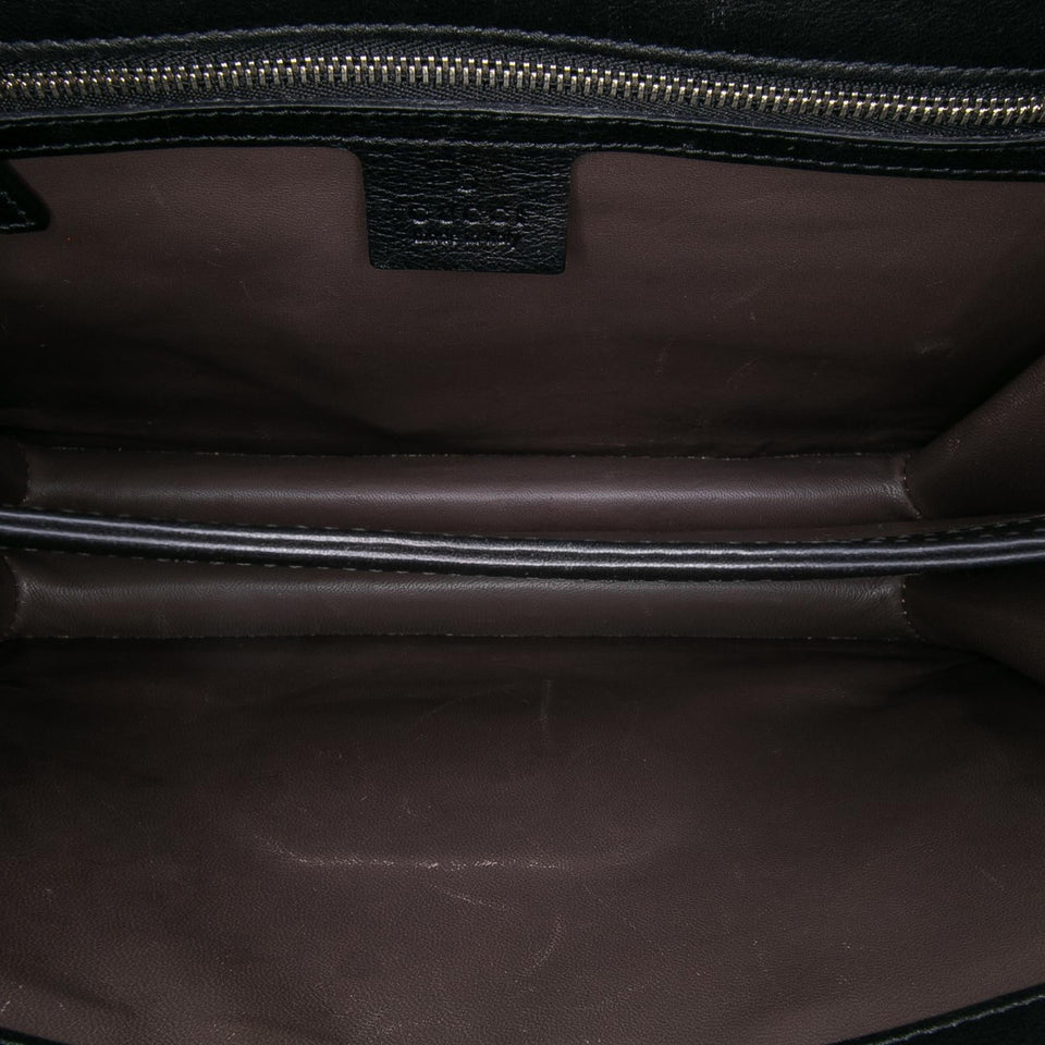 Gucci Medium Patent Dollar Interlocking G Crossbody