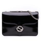 Gucci Medium Patent Dollar Interlocking G Crossbody