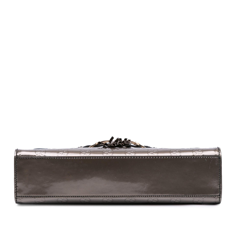 Gucci Medium Patent Guccissima Emily Shoulder Bag