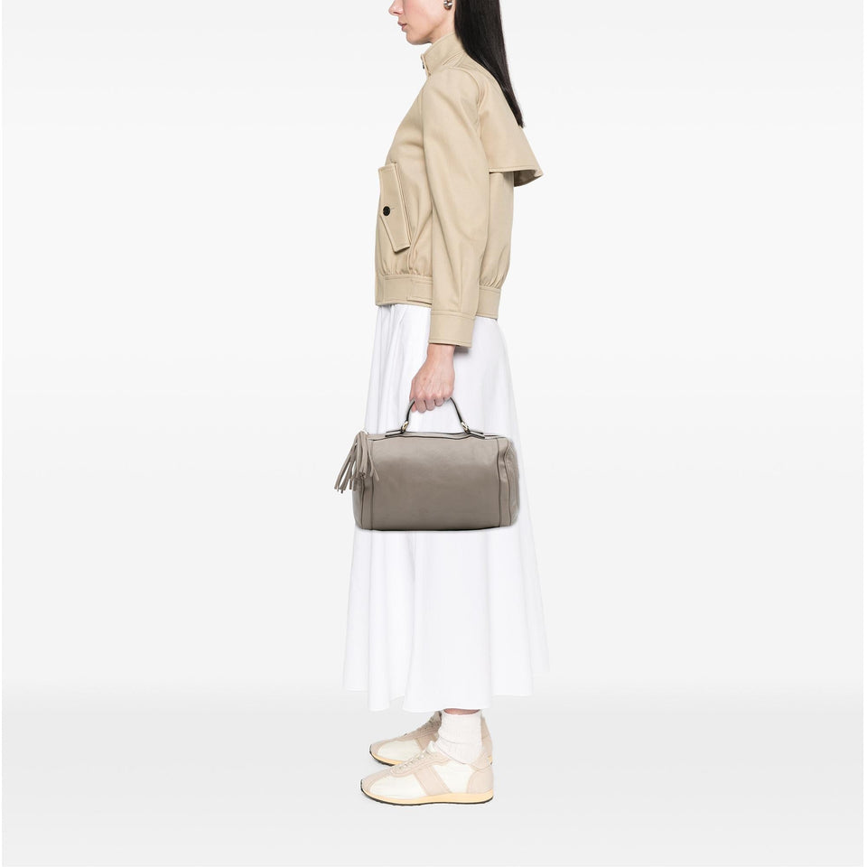 Gucci Medium Pebbled Calfskin Soho Boston Bag