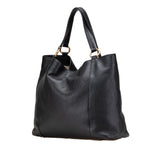 Gucci Medium Pebbled Calfskin Twill Tote