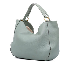 Gucci Medium Pebbled Calfskin Twill Tote