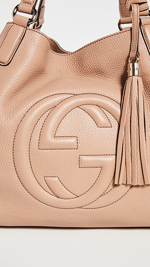 Gucci MEDIUM LEATHER SOHO BAG