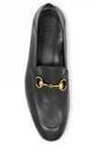 Gucci MEN'S BRIXTON LEATHER APRON TOE ANGELLO LOAFERS