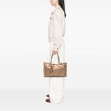 Gucci Metallic Grained Leather Bella Tote