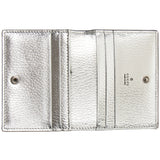 Gucci Metallic Leather GG Marmont Card Case