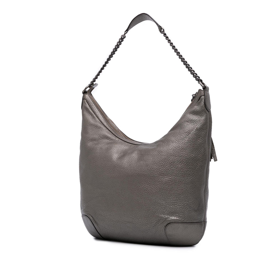 Gucci Metallic Leather Soho Shoulder Bag