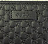 Gucci MICROGucciSSIMA LEATHER LONG ZIPPY WALLET