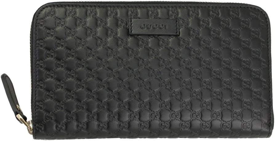 Gucci MICROGucciSSIMA LEATHER LONG ZIPPY WALLET