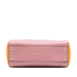 Gucci Mini Bicolor Calfskin Bamboo Shopper Satchel