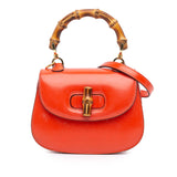 Gucci Mini Calfskin 1947 Bamboo Top Handle Bag