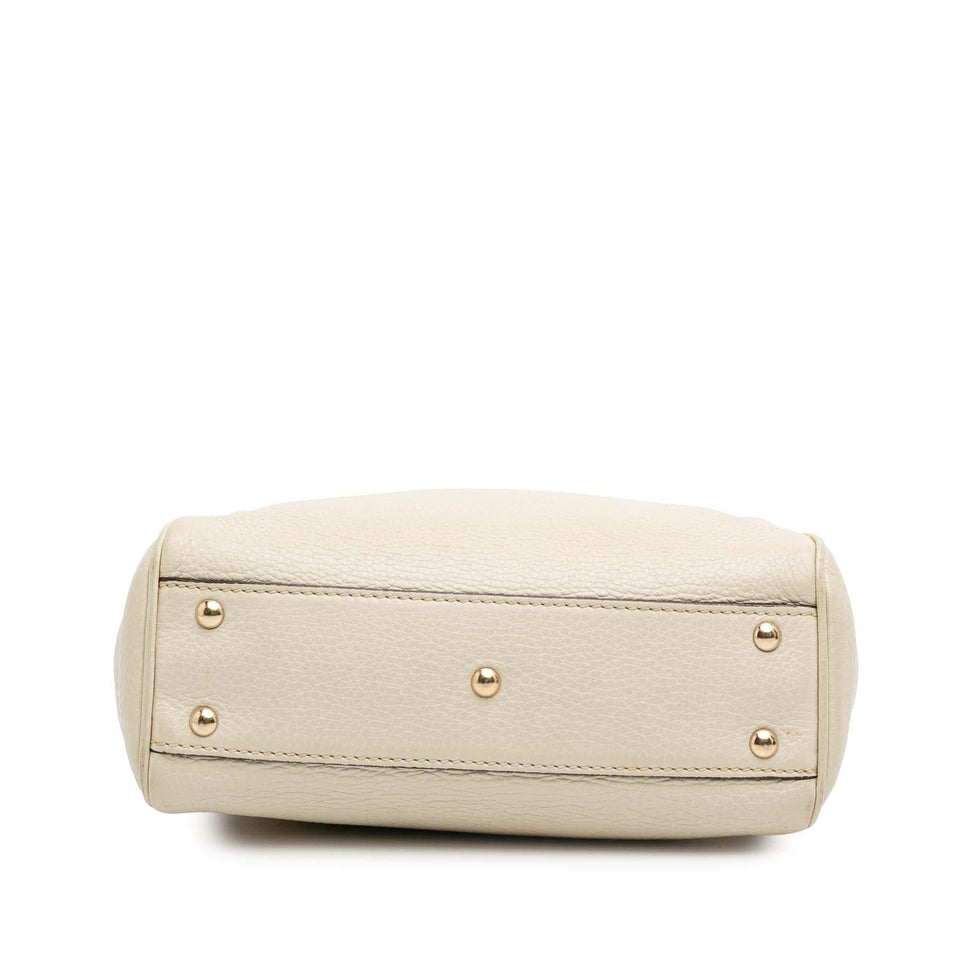 Gucci Mini Calfskin Bamboo Shopper Satchel
