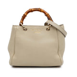 Gucci Mini Calfskin Bamboo Shopper Satchel