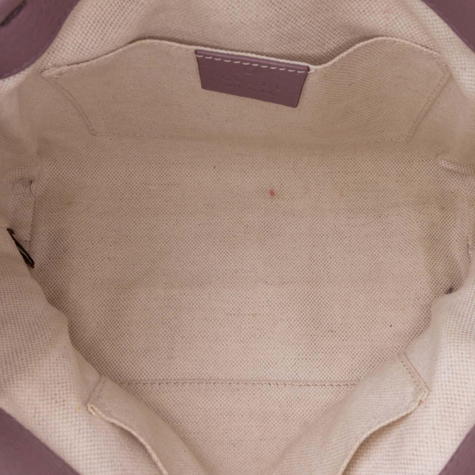Gucci Mini Calfskin Bamboo Shopper Satchel