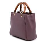 Gucci Mini Calfskin Bamboo Shopper Satchel