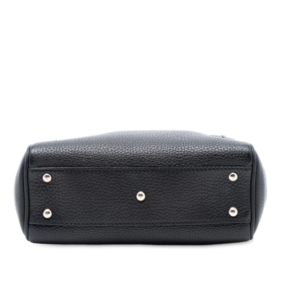 Gucci Mini Calfskin Bamboo Shopper Satchel