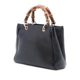 Gucci Mini Calfskin Bamboo Shopper Satchel
