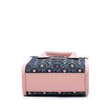 Gucci Mini GG Denim Interlocking G Flowers Tote