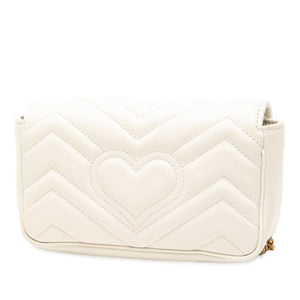 Gucci Mini GG Marmont Matelasse Leather Flap Crossbody
