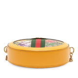 Gucci Mini GG Supreme Flora Ophidia Round Crossbody