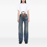 Gucci Mini GG Supreme Web Bamboo 1947 Belt Bag