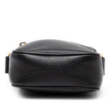 Gucci Mini Grained Calfskin Logo Crossbody