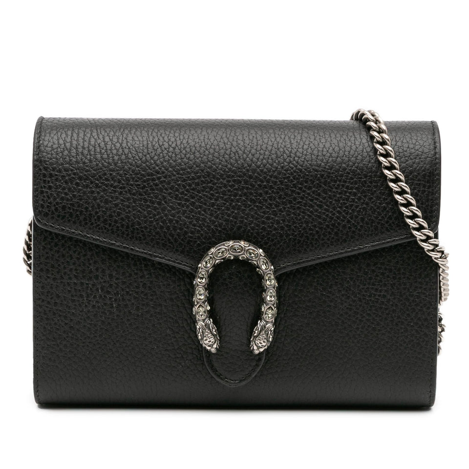 Gucci Mini Leather Dionysus Wallet on Chain
